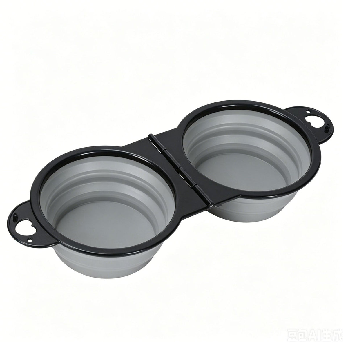2-in-1 Folding Food and Water Bowl Travel Size for All Pets