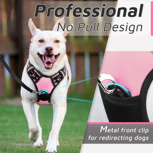 Reflective Adjustable Dog Chest Harness with Leash