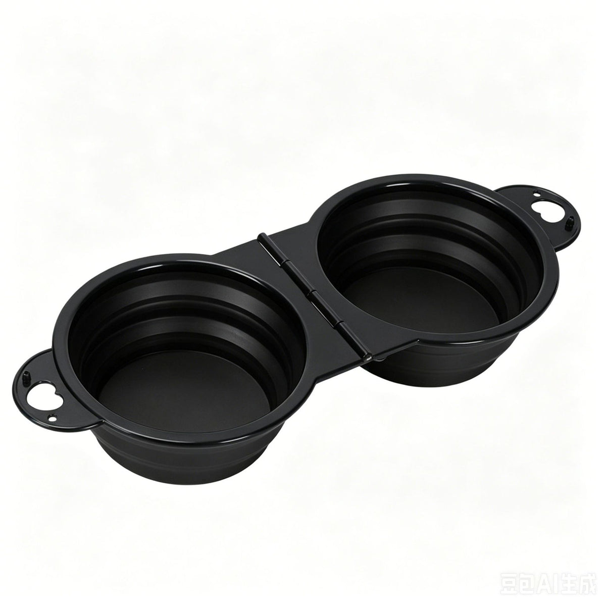 2-in-1 Folding Food and Water Bowl Travel Size for All Pets