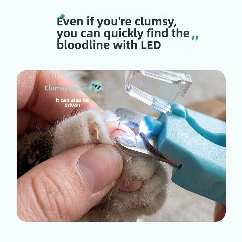 LED Pet Nail Clipper and Trimmer