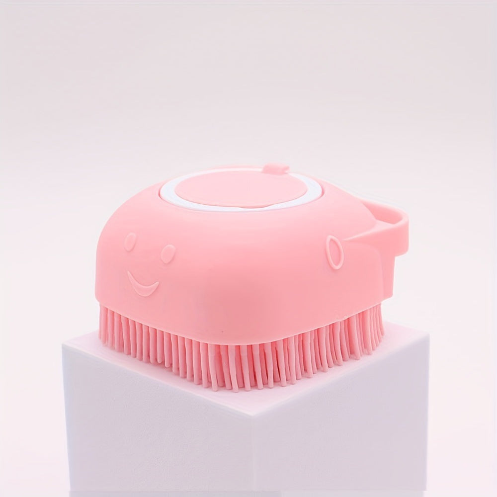 Refillable Silicone Pet Bath Brush